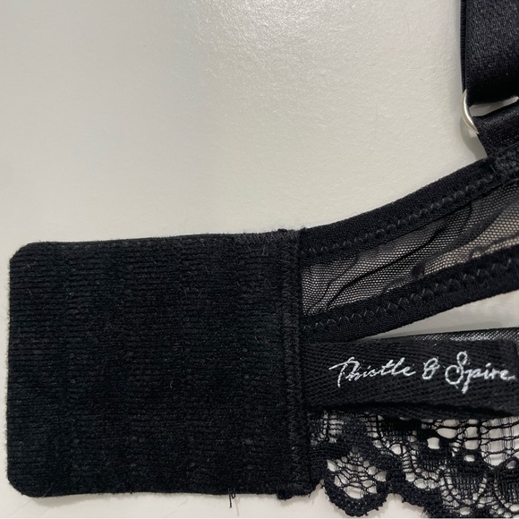 NWT Thistle and Spire Kane Wire Bra Black sz 32B - Picture 6 of 9